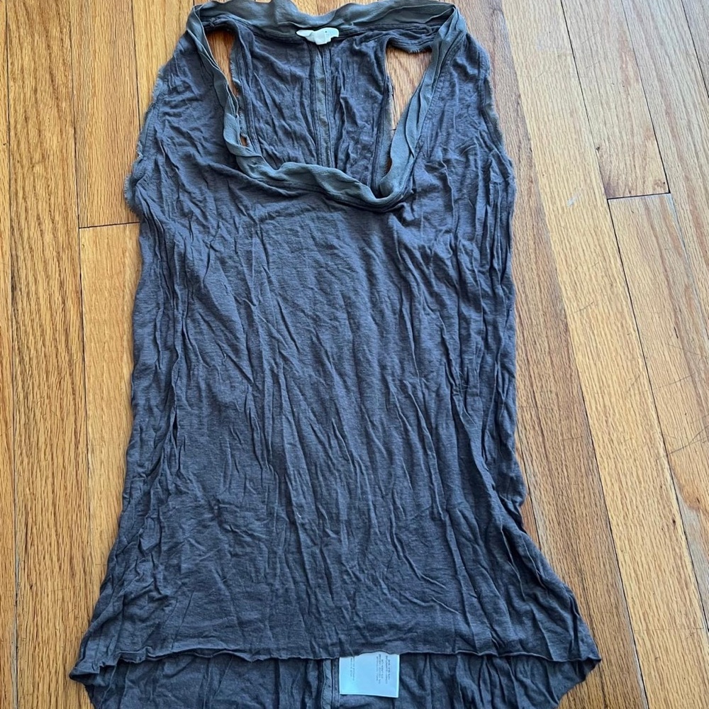 Gray Sleeveless Women's Top